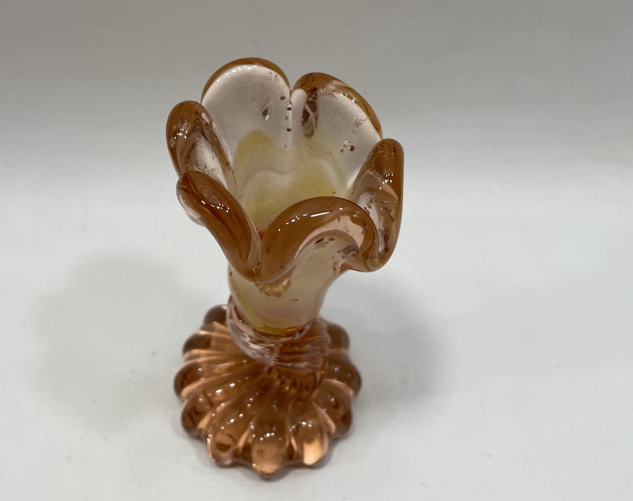 ÜFLEME CAMDAN MAMUL EL YAPIMI MURANO VAZO