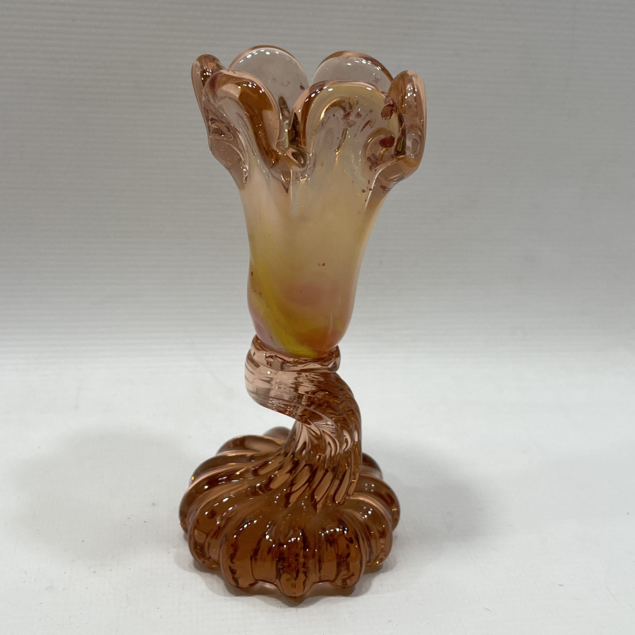 ÜFLEME CAMDAN MAMUL EL YAPIMI MURANO VAZO