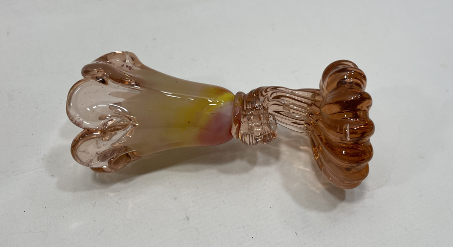 ÜFLEME CAMDAN MAMUL EL YAPIMI MURANO VAZO