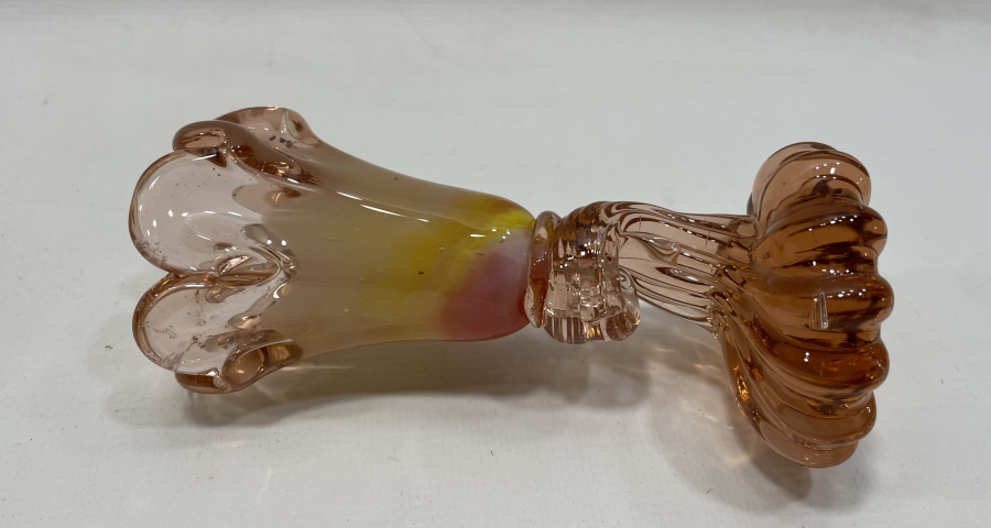 ÜFLEME CAMDAN MAMUL EL YAPIMI MURANO VAZO