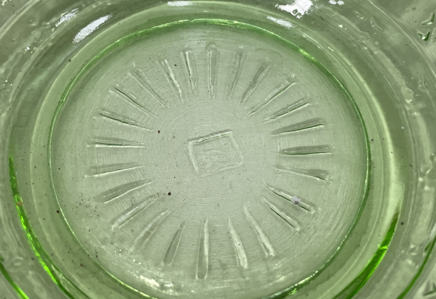 URANYUM YEŞİLİ ANTİKA ÇİFT NADİR LOKUMLUK