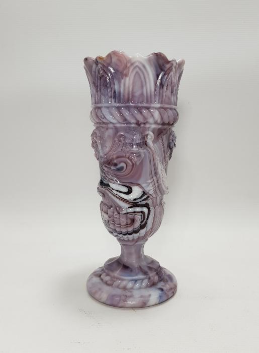 19. YÜZYIL ŞARAP TANRISI DIONYSOS RESİMLİ OPAL VAZO