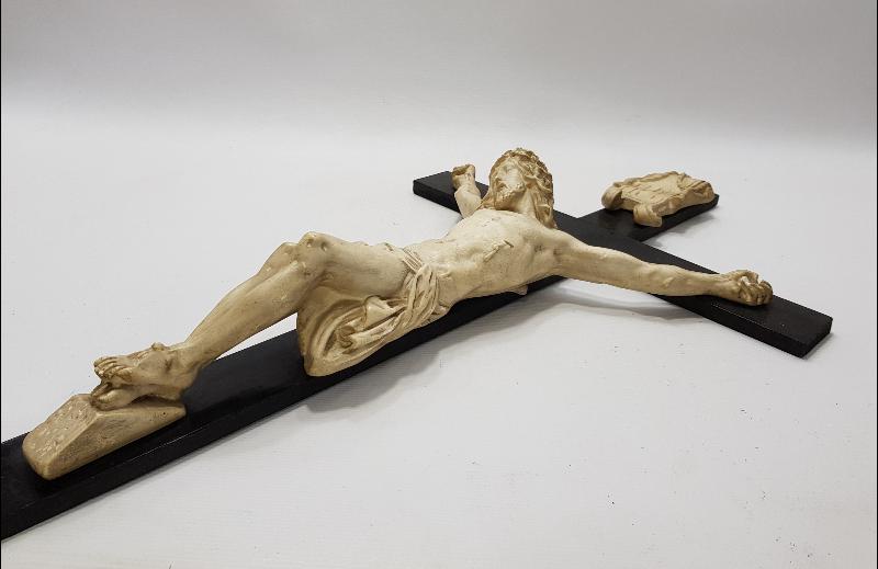 1900's ÇARMIHA GERİLMİŞ HAZRETİ İSA HEYKELİ: CRUCIFIX