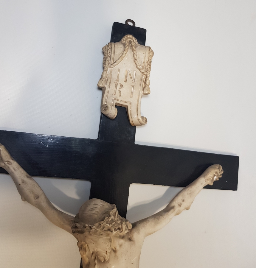 1900's ÇARMIHA GERİLMİŞ HAZRETİ İSA HEYKELİ: CRUCIFIX