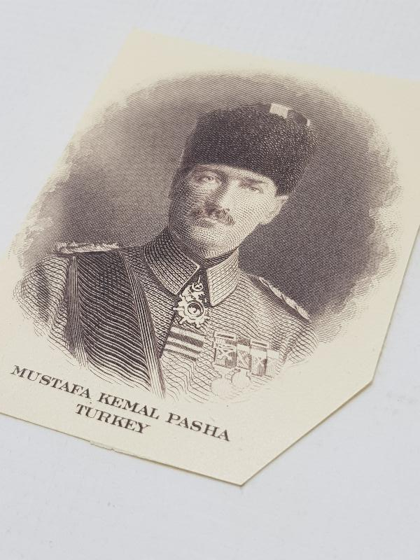 1918 TARİHLİ MUSTAFA KEMAL ATATÜRK FOTOĞRAFI