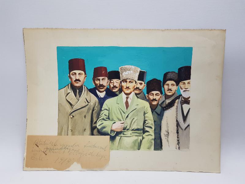 1919 ATATÜRK YURDU KURTARMAK İÇİN DAVET ETTİĞİ DELEGELERLE