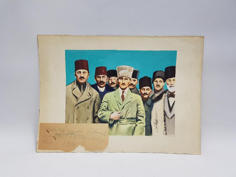 1919 ATATÜRK YURDU KURTARMAK İÇİN DAVET ETTİĞİ DELEGELERLE