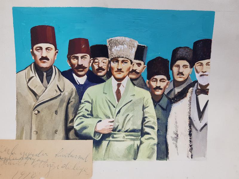 1919 ATATÜRK YURDU KURTARMAK İÇİN DAVET ETTİĞİ DELEGELERLE