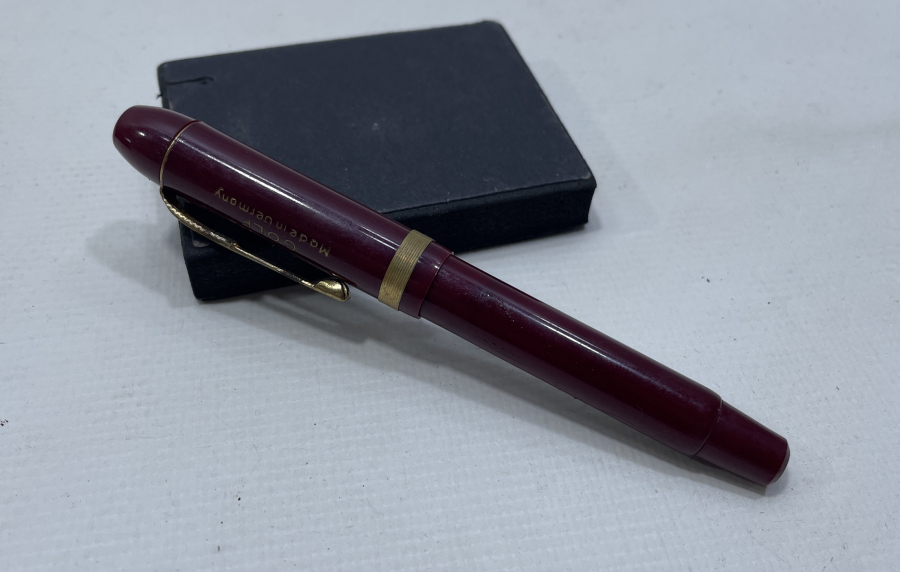 ALTIN KAPLAMA UÇLU ANTİKA DOLMA KALEM