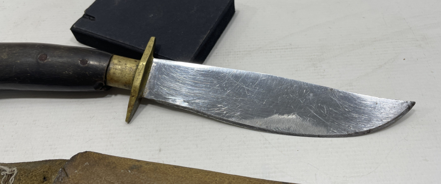 BOYNUZ SAPLI EL YAPIMI BURSA İŞİ AVCI BIÇAĞI