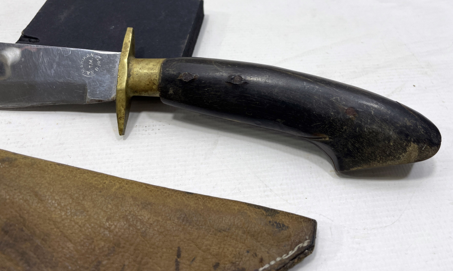 BOYNUZ SAPLI EL YAPIMI BURSA İŞİ AVCI BIÇAĞI