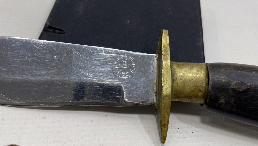 BOYNUZ SAPLI EL YAPIMI BURSA İŞİ AVCI BIÇAĞI