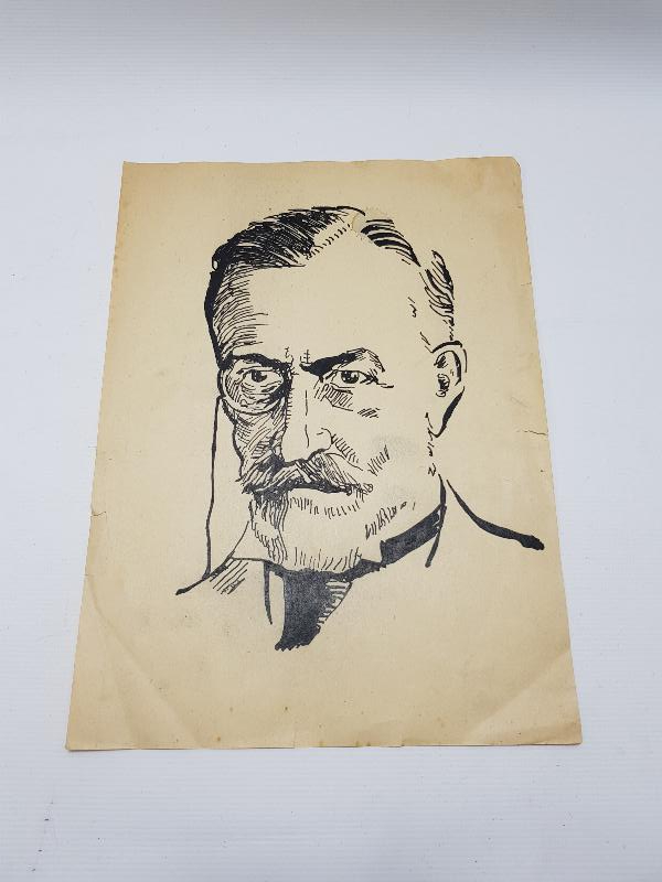 ÇİNİ MÜREKKEBİ PORTRE RESİM: ABDÜLHAK HAMİT TARHAN