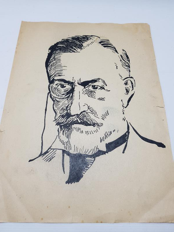 ÇİNİ MÜREKKEBİ PORTRE RESİM: ABDÜLHAK HAMİT TARHAN