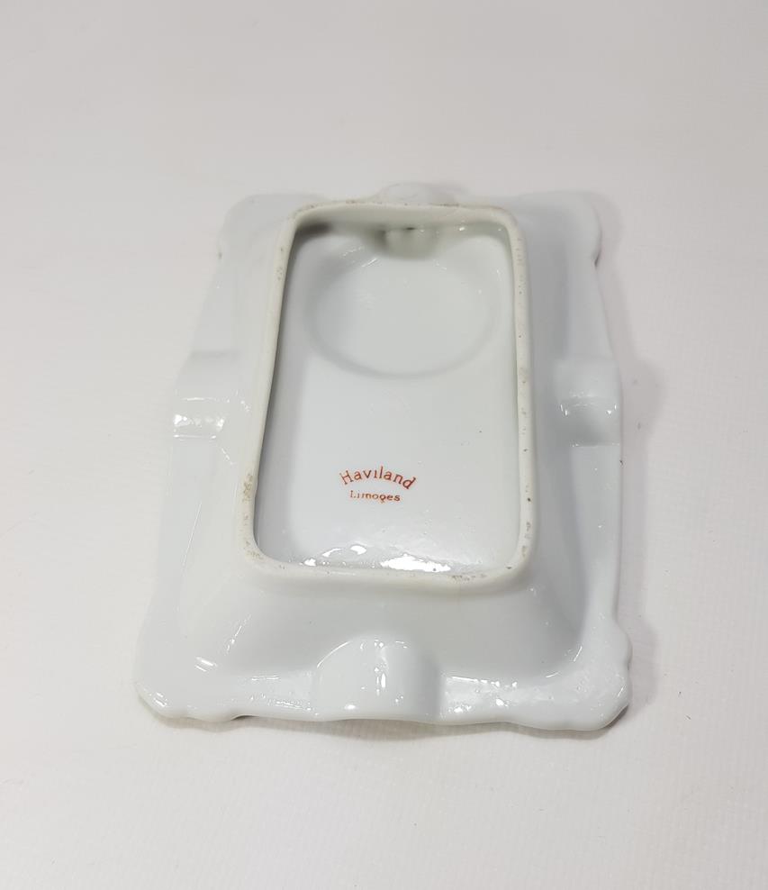 HAVILAND LIMOGES MARKA CEP SAATİ GÖRSELLİ PORSELEN KÜL TABLASI