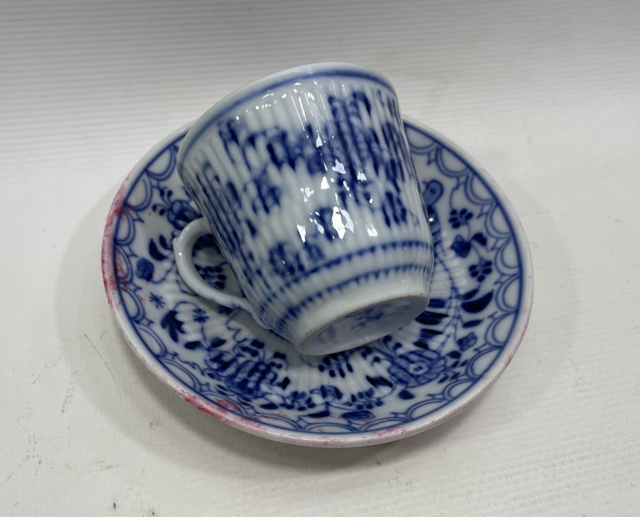 MEİSSEN MARKA NADİR RENKTE ANTİKA KUŞLU FİNCAN