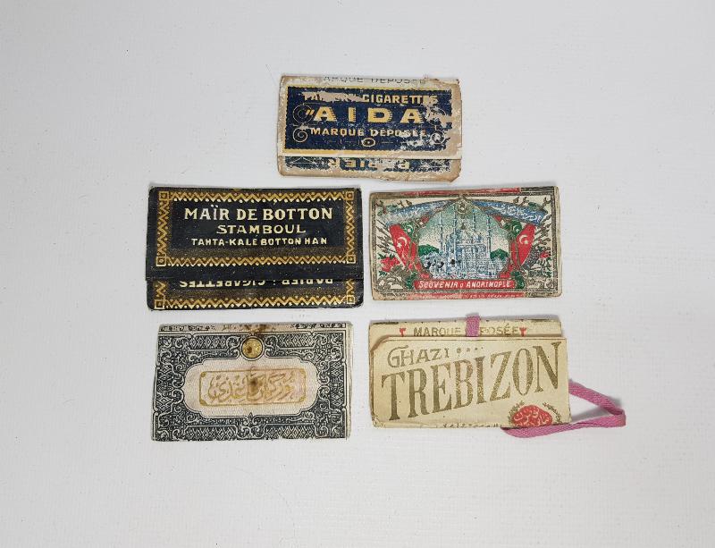 OSMANLI DÖNEMİ 5 ADET SİGARA KAĞIDI