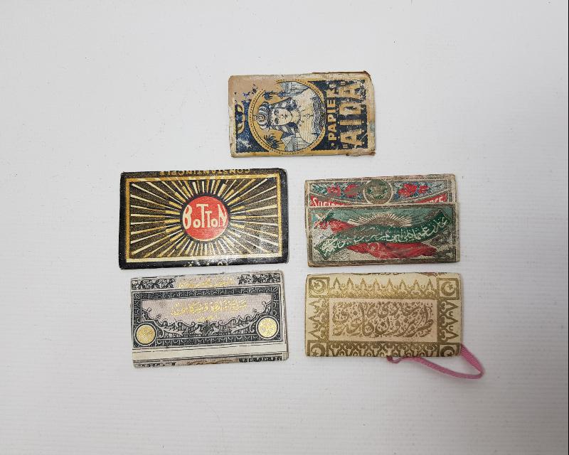 OSMANLI DÖNEMİ 5 ADET SİGARA KAĞIDI