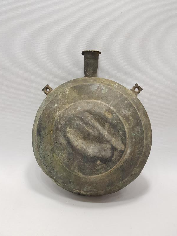 OSMANLI DÖNEMİ BAKIR DEVE MATARASI