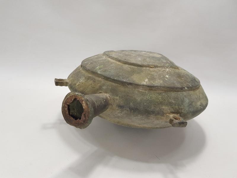 OSMANLI DÖNEMİ BAKIR DEVE MATARASI