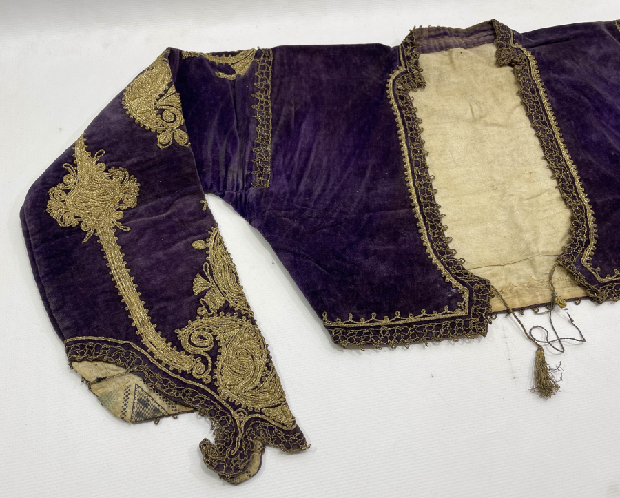 OSMANLI DÖNEMİ BALKAN İŞİ SIRMA İŞÇİLİKLİ GELİN CEPKENİ