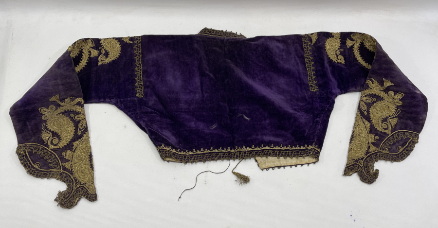 OSMANLI DÖNEMİ BALKAN İŞİ SIRMA İŞÇİLİKLİ GELİN CEPKENİ