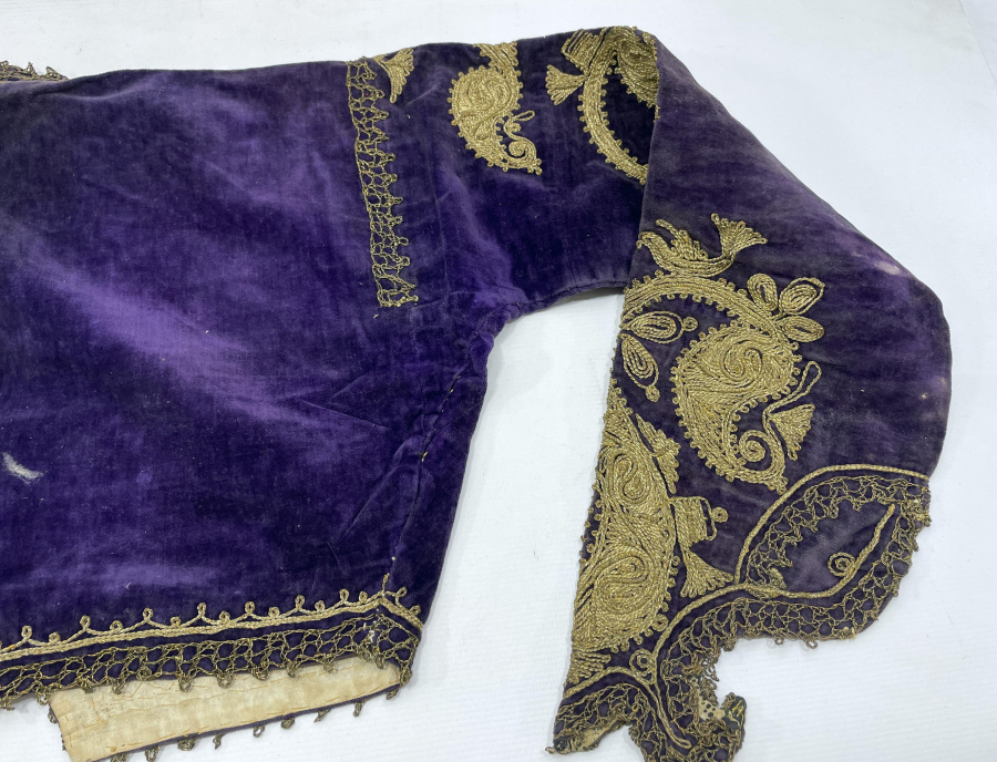 OSMANLI DÖNEMİ BALKAN İŞİ SIRMA İŞÇİLİKLİ GELİN CEPKENİ