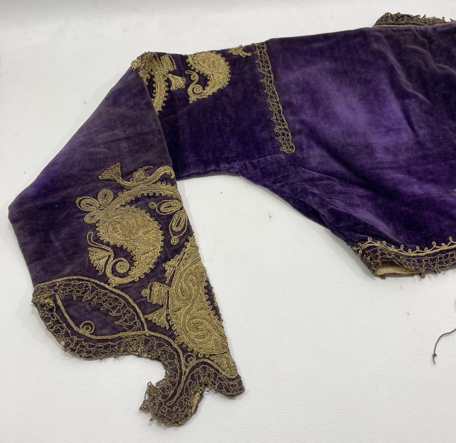 OSMANLI DÖNEMİ BALKAN İŞİ SIRMA İŞÇİLİKLİ GELİN CEPKENİ