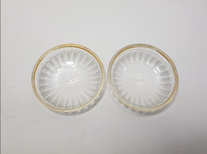 OSMANLI DÖNEMİ BİR ÇİFT BOHEM CAM HURMALIK