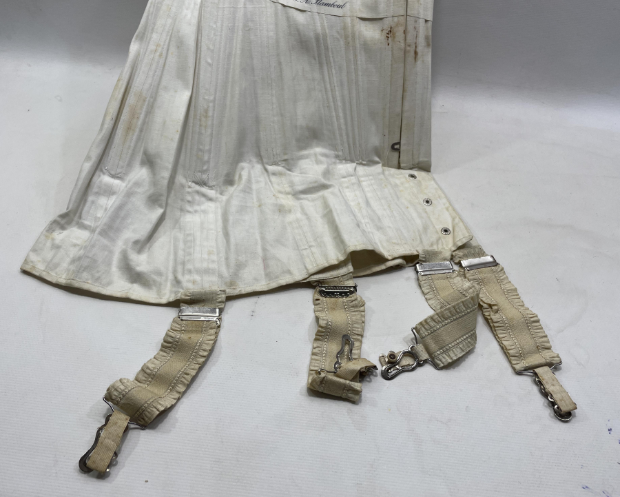 OSMANLI DÖNEMİ ÇOK NADİR STANBOUL ETİKETLİ HANIMEFENDİ KORSESİ