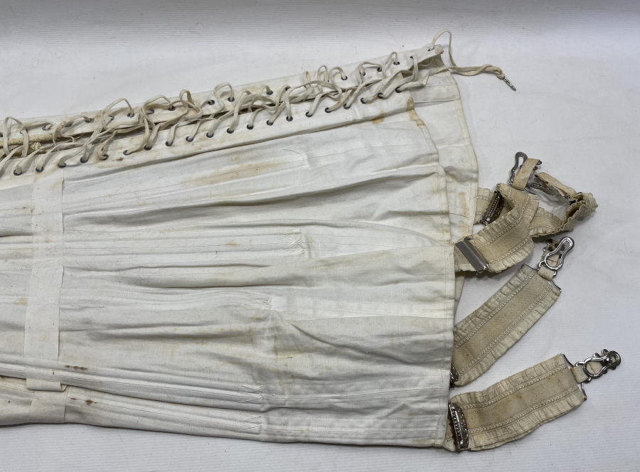 OSMANLI DÖNEMİ ÇOK NADİR STANBOUL ETİKETLİ HANIMEFENDİ KORSESİ