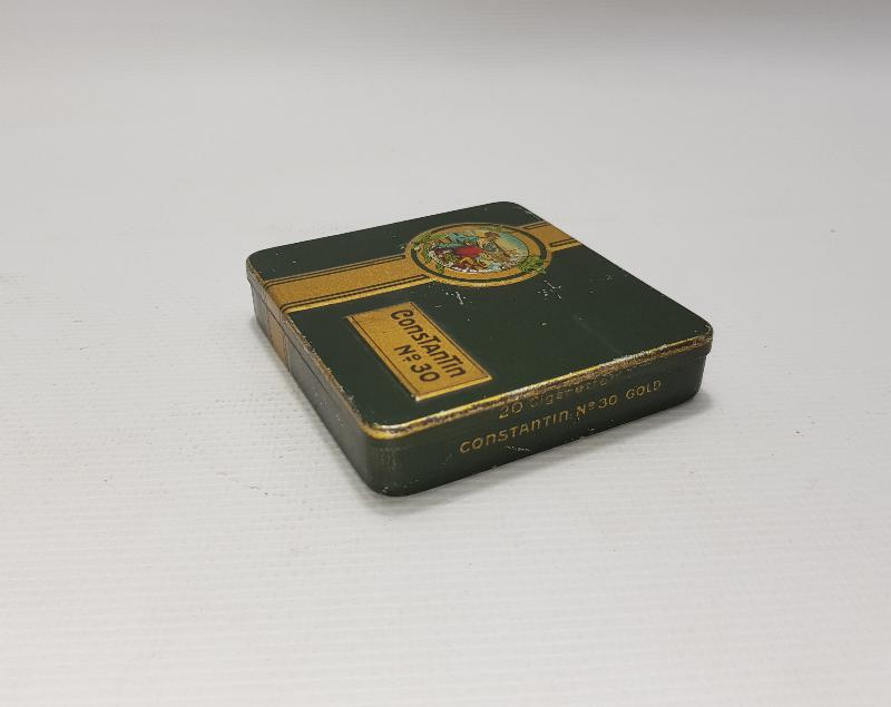 OSMANLI DÖNEMİ CONSTANTIN MARKA TENEKE SİGARA KUTUSU