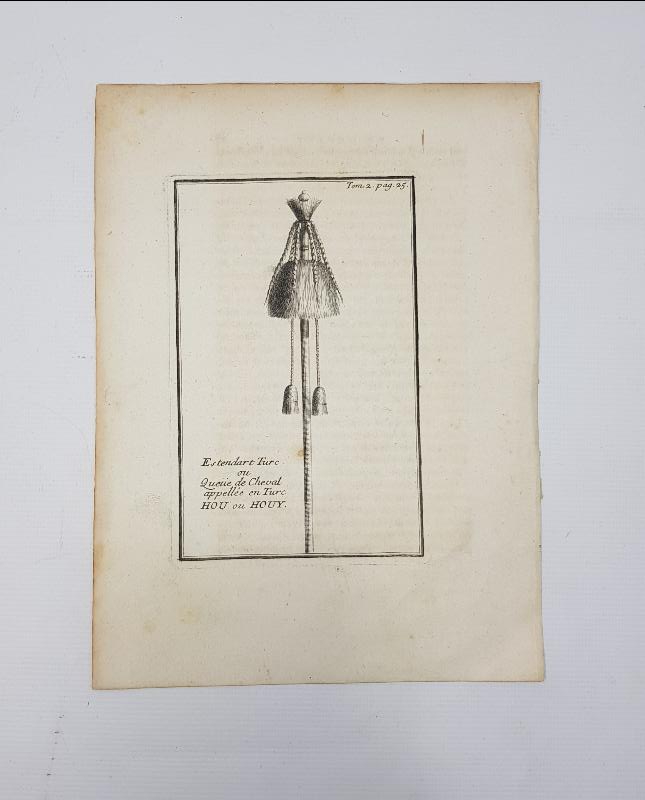 OSMANLI DÖNEMİ GRAVÜR: TEKKE İŞİ TUĞ