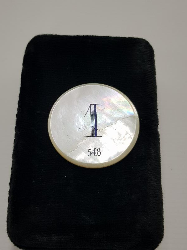 OSMANLI DÖNEMİ İSTANBUL RUM CEMİYETİ SEDEF JETON