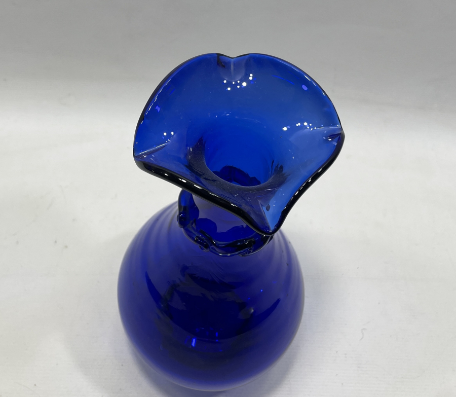 OSMANLI DÖNEMİ KOPARMA CAM EL YAPIMI VAZO