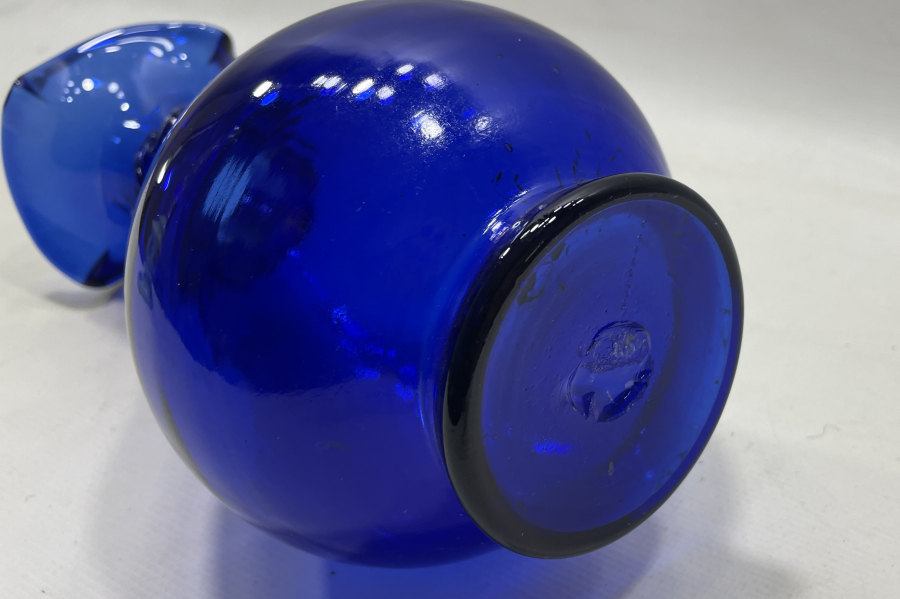 OSMANLI DÖNEMİ KOPARMA CAM EL YAPIMI VAZO