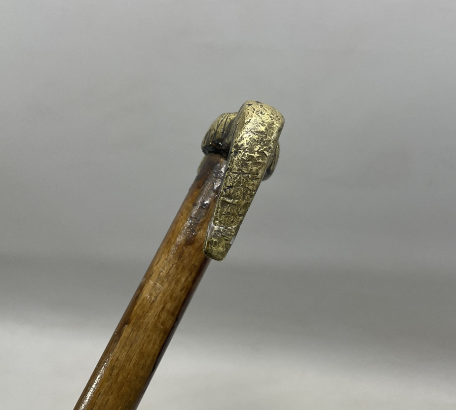 OSMANLI DÖNEMİ NADİR FORMDA BRONZ DERVİŞ TEBERİ