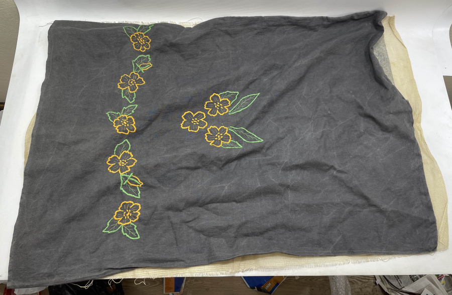 OSMANLI DÖNEMİ NADİR FORMDA GÖZENEK BASKI AYET EL KÜRSİ YAZILI PANO