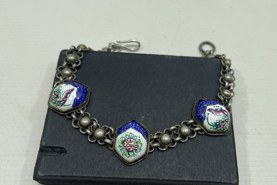 OSMANLI DÖNEMİ ÖZEL YAPIM MİNELİ BİLEKLİK