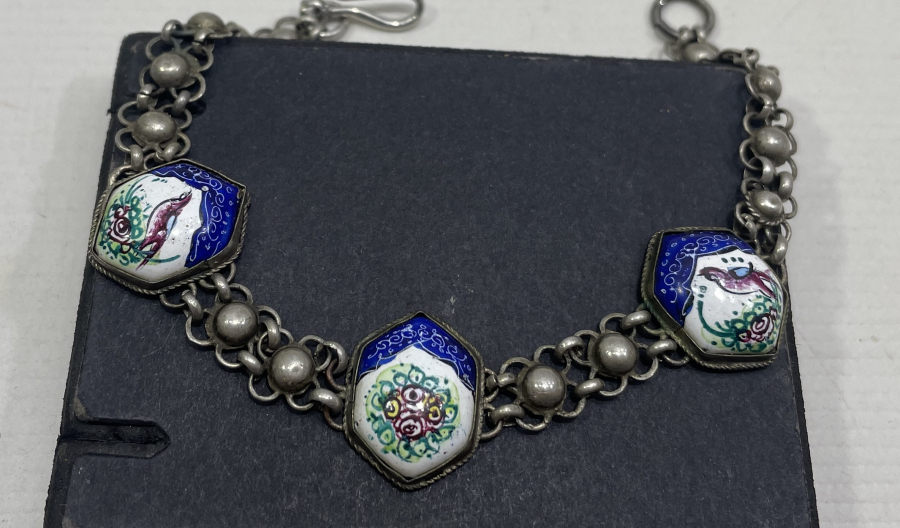 OSMANLI DÖNEMİ ÖZEL YAPIM MİNELİ BİLEKLİK