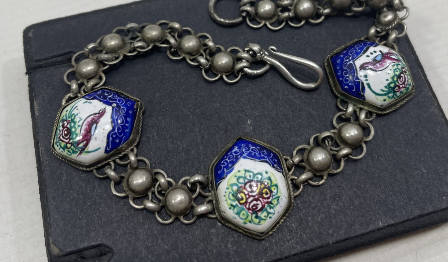 OSMANLI DÖNEMİ ÖZEL YAPIM MİNELİ BİLEKLİK