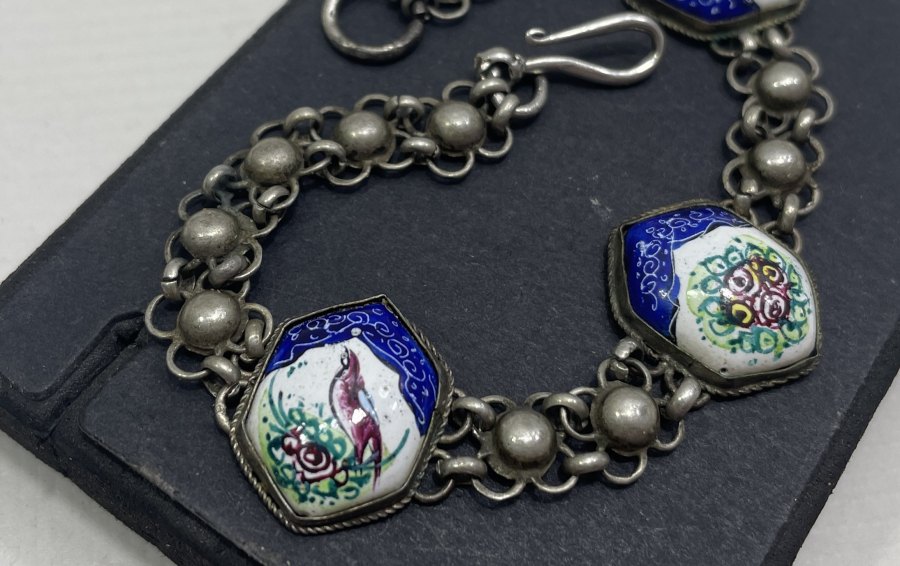 OSMANLI DÖNEMİ ÖZEL YAPIM MİNELİ BİLEKLİK