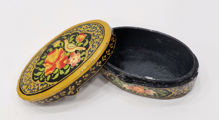 OSMANLI DÖNEMİ PAPİER MACHE TESPİH KUTUSU