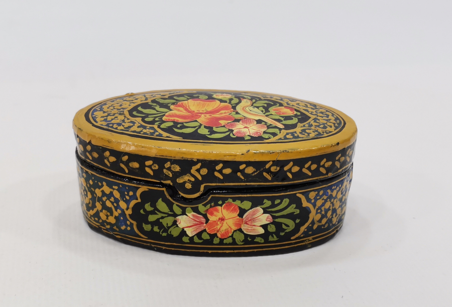 OSMANLI DÖNEMİ PAPİER MACHE TESPİH KUTUSU