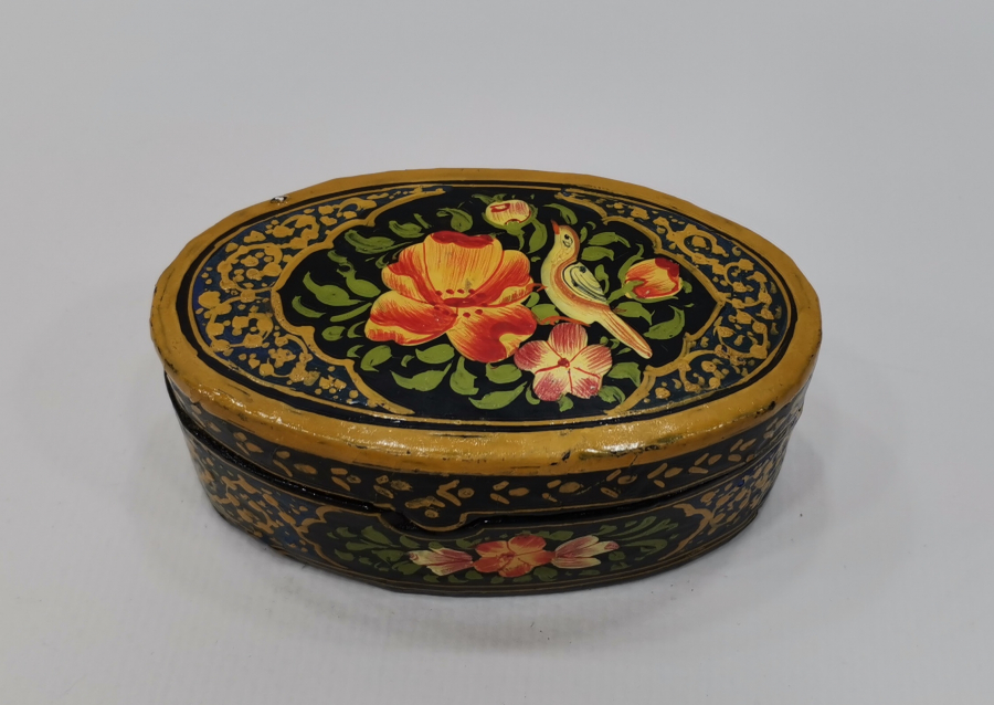 OSMANLI DÖNEMİ PAPİER MACHE TESPİH KUTUSU