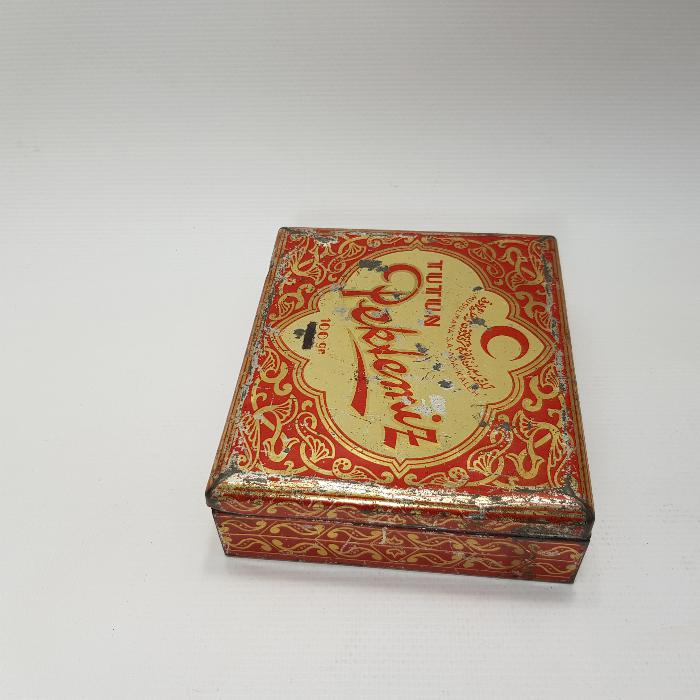 OSMANLI DÖNEMİ PEKTEMİZ MARKA ÇOK NADİR SİGARA KUTUSU