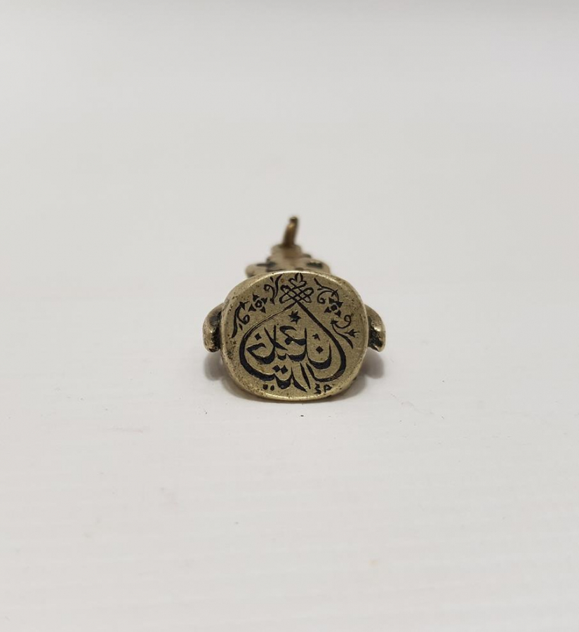 OSMANLI DÖNEMİ TEKKE İŞİ DÖNER FORMDA ÇOK NADİR DERVİŞ MÜHRÜ