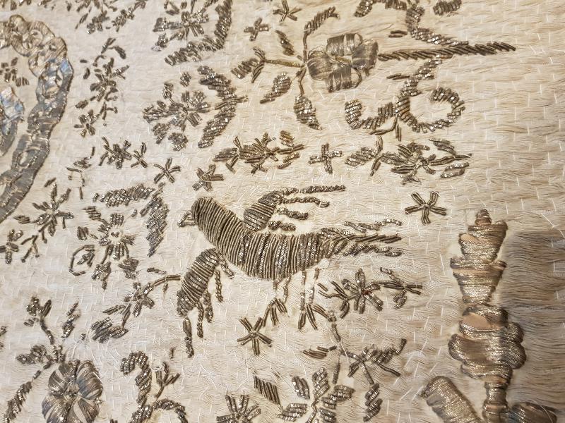 OSMANLI DÖNEMİ TUĞRA İŞLEMELİ İPEK BOHÇA