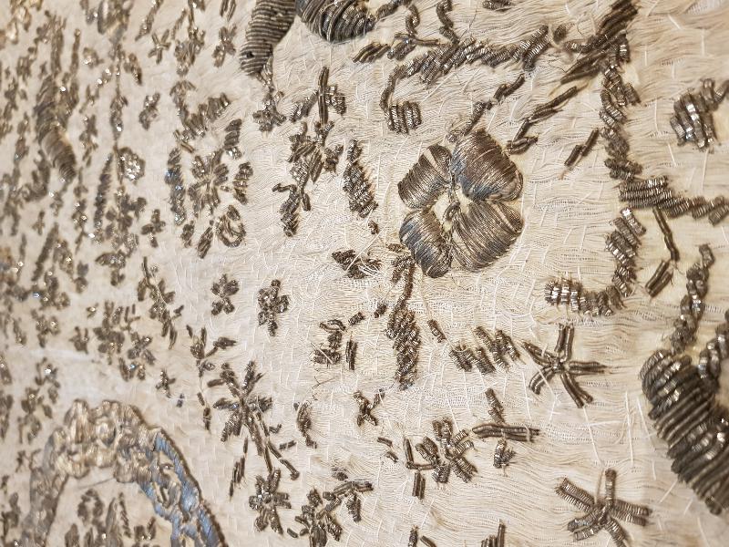 OSMANLI DÖNEMİ TUĞRA İŞLEMELİ İPEK BOHÇA