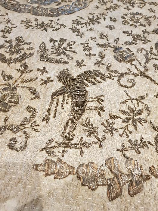 OSMANLI DÖNEMİ TUĞRA İŞLEMELİ İPEK BOHÇA